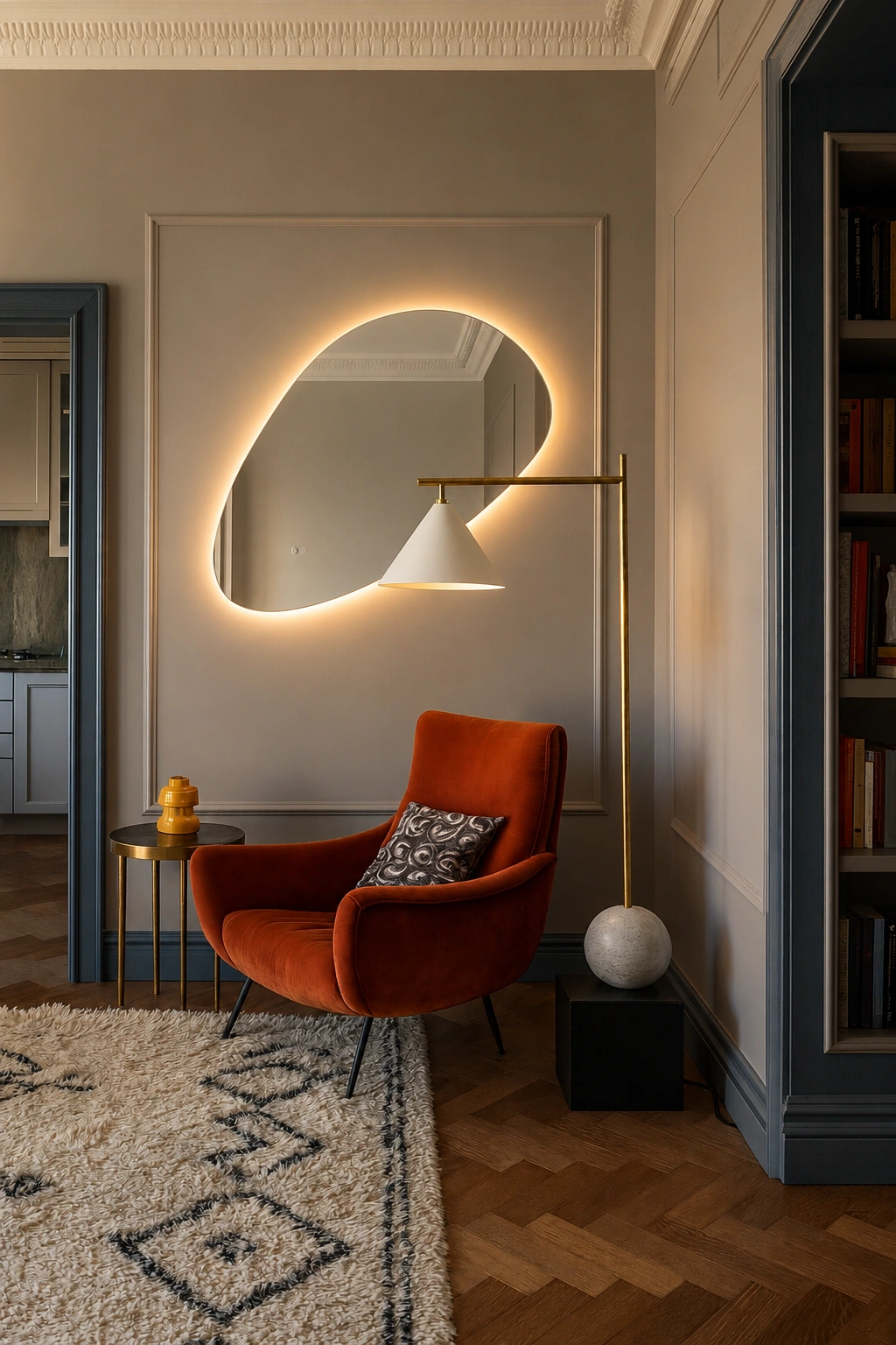 LED spogulis ar apsildes funkciju LAGUNA, 65 x 100 cm, 2700-6500K, 27W, 2970Lm, IP44